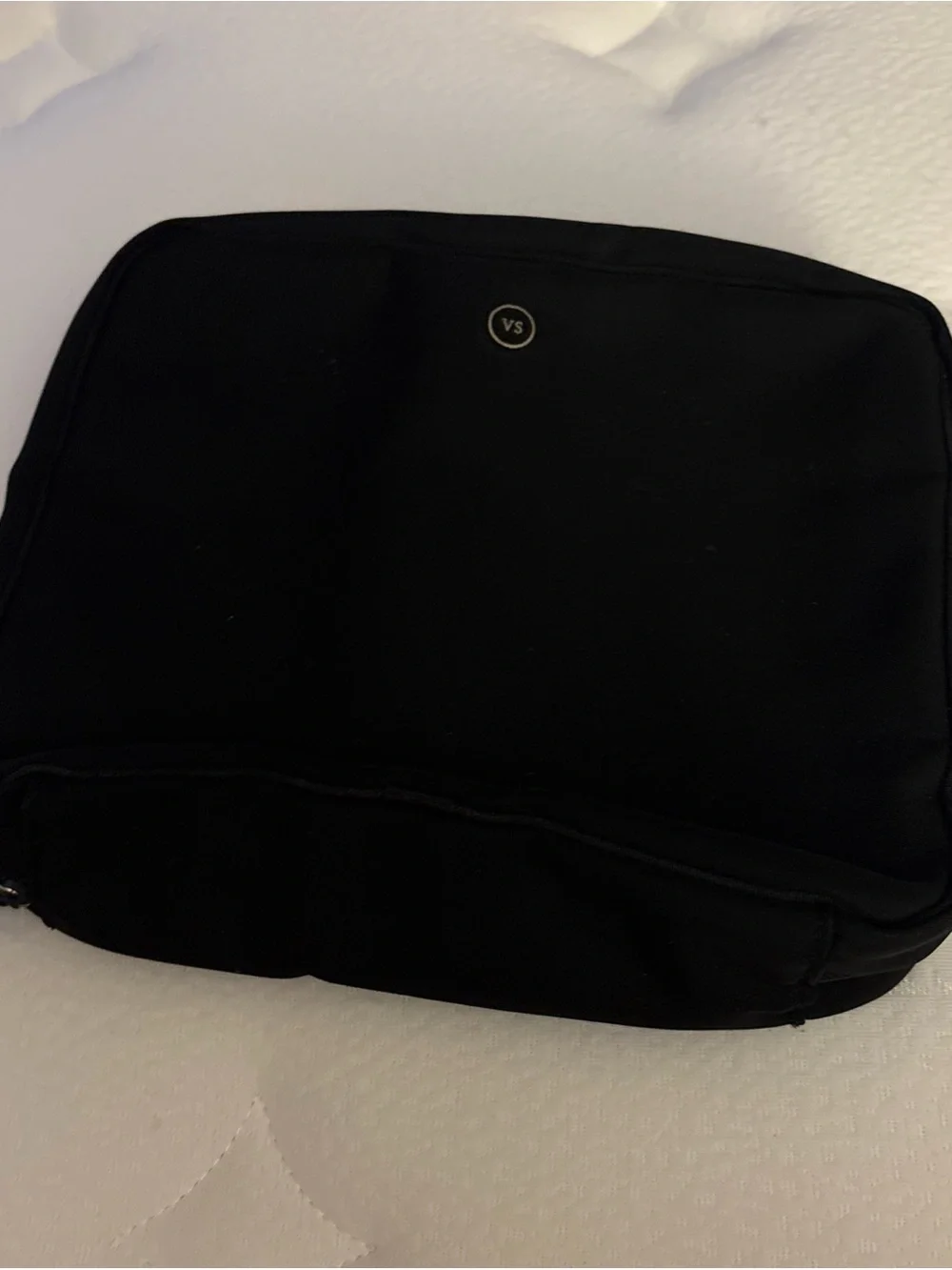 Victoria's Secret Travel Hanging Toiletry Bag Black Waterproof Case